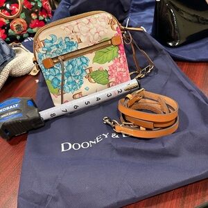 Dooney & Bourke Crossbody Bag - Blue, Pink, and Green Floral